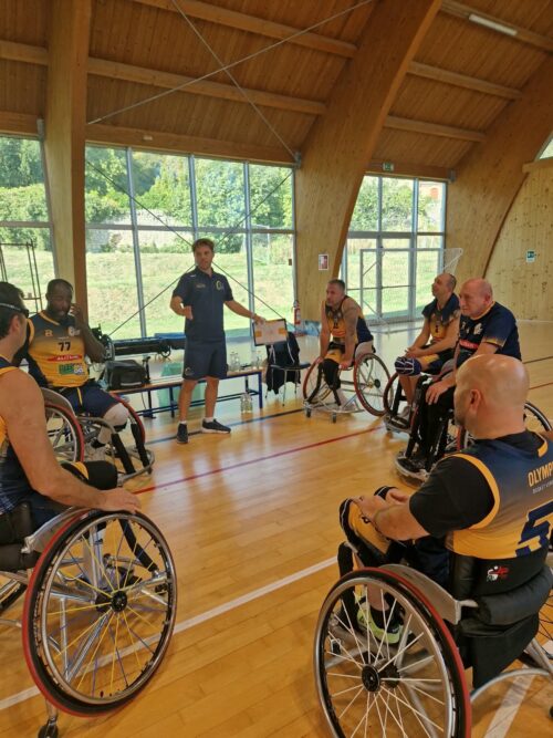 Time Out squadra Olympic basket Verona